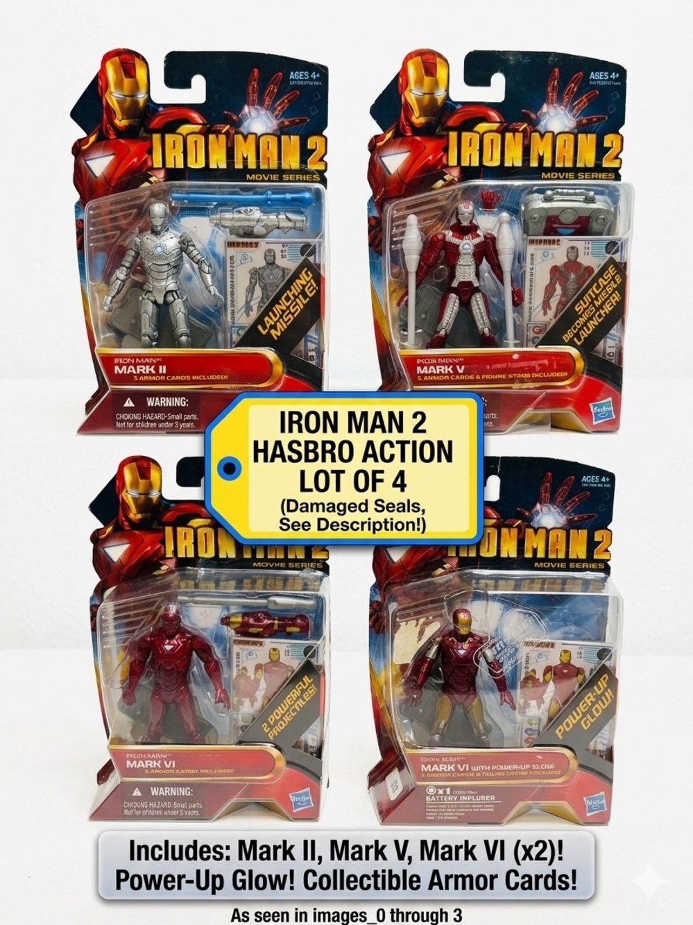 Hasbro Iron Man 2 Red and Gold Action Figure
